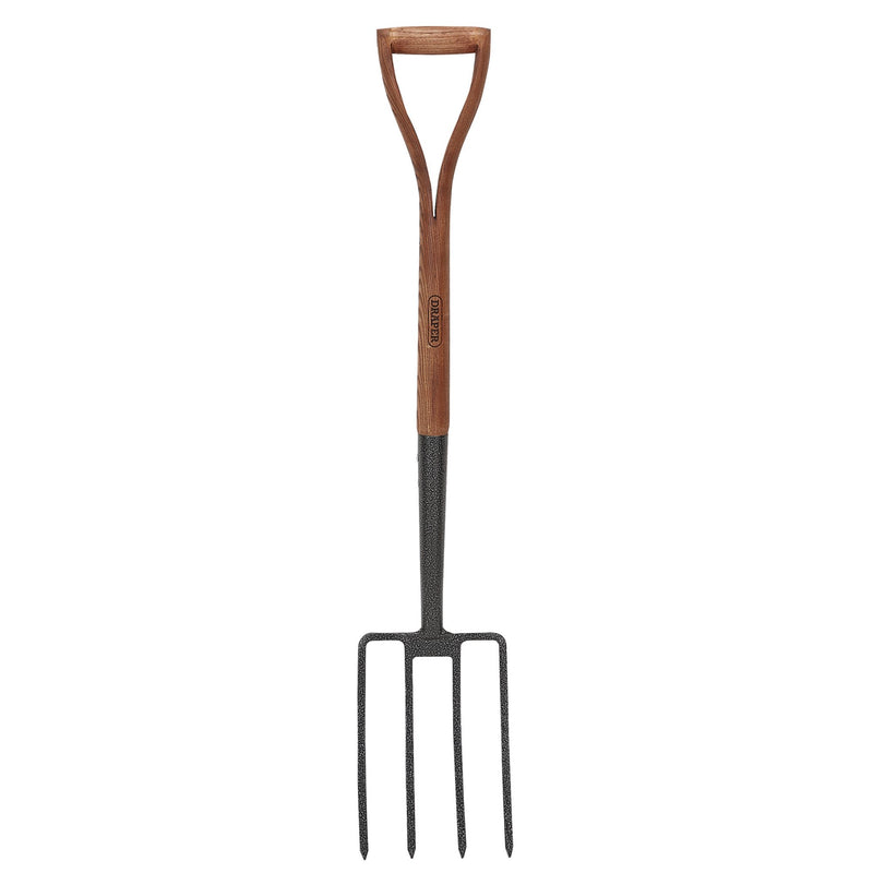 Draper 14301 Carbon Steel Garden Fork with Ash Handle
