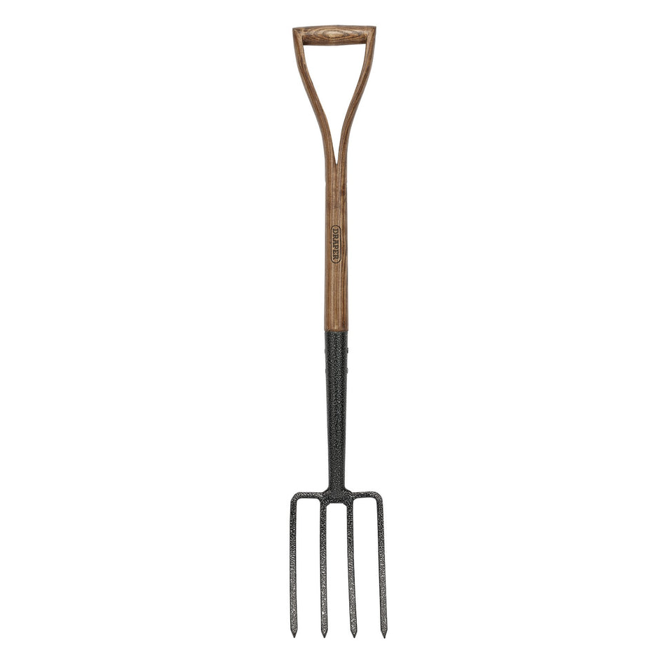 Draper 14304 Carbon Steel Border Fork with Ash Handle