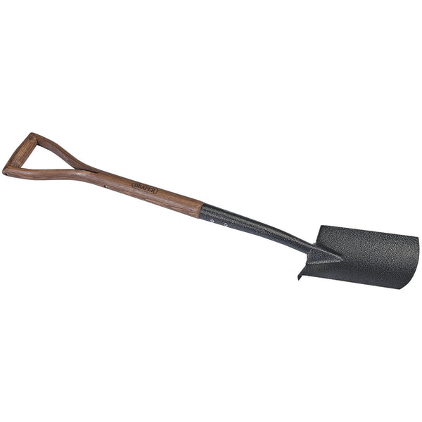 Draper 14305 Carbon Steel Border Spade with Ash Handle