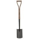 Draper 14305 Carbon Steel Border Spade with Ash Handle