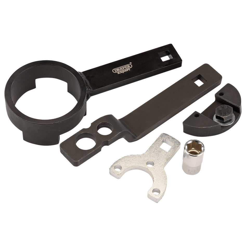 Draper 15223 Crankshaft Pulley Hub Holding Set (Fiat, Alfa Romeo, Chrysler, Ford, Lancia)