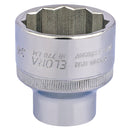 Draper 15289 Elora Bi-Hexagon Socket, 1/2" Sq. Dr., 34mm