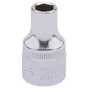 Draper 15298 Elora Hexagon Socket, 1/2" Sq. Dr., 9mm