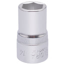 Draper 15303 Elora Hexagon Socket, 1/2" Sq. Dr., 14mm