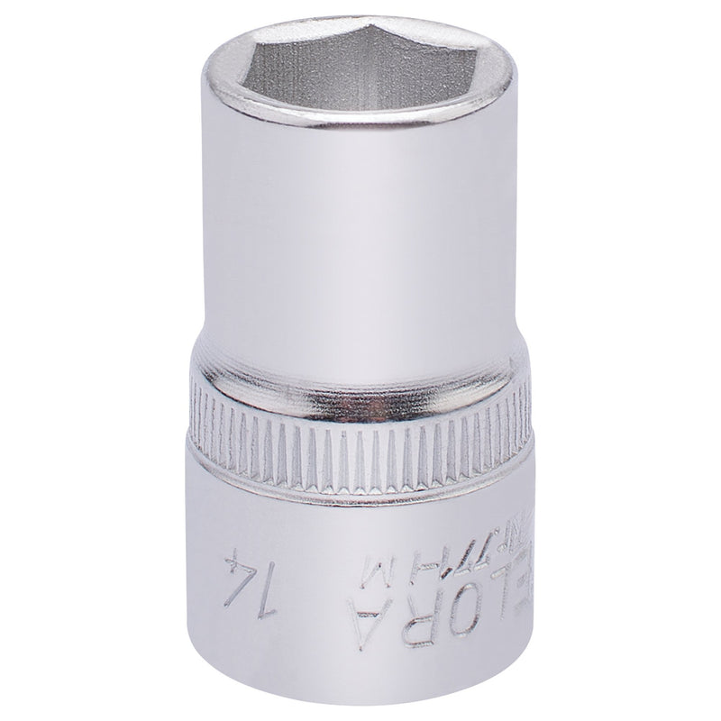 Draper 15303 Elora Hexagon Socket, 1/2" Sq. Dr., 14mm