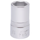 Draper 15304 Elora Hexagon Socket, 1/2" Sq. Dr., 15mm