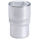 Draper 15308 Elora Hexagon Socket, 1/2" Sq. Dr., 19mm