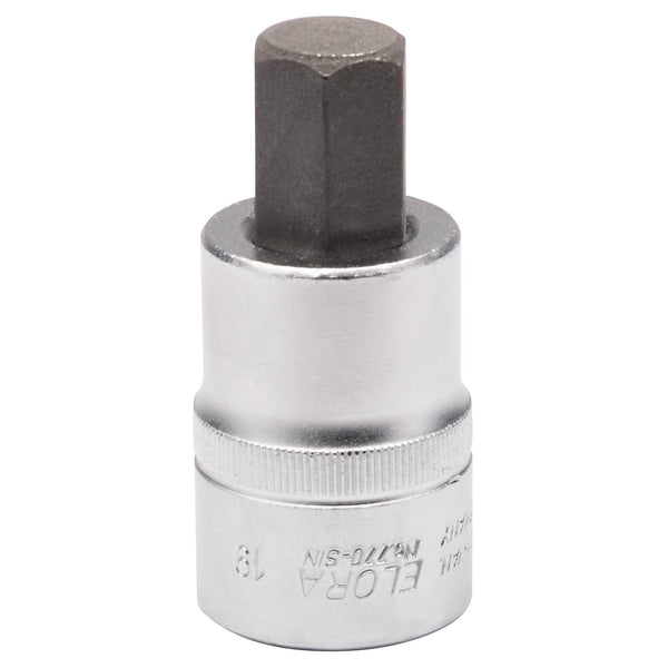Draper 15554 Elora Hexagon Screwdriver Socket, 3/4" Sq. Dr., 19mm