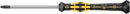 Wera 05030116001 1555 PZ ESD Kraftform Micro screwdriver for Pozidriv screws, PZ 1 x 80 mm