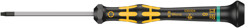 Wera 05030402001 1567 TORXÃ‚Â® HF ESD Kraftform Micro screwdriver with holding function for TORXÃ‚Â® screws, TX 6 x 40 mm