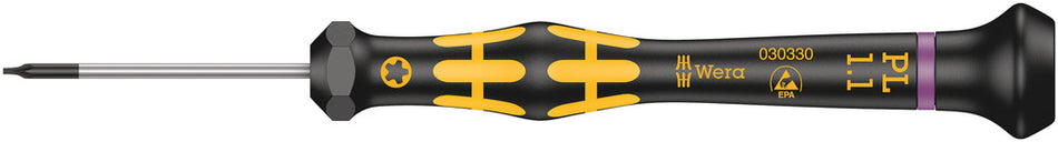 Wera 05030330001 1573 Pentalobe ESD Kraftform Micro screwdriver, PL 1.1 x 40 mm