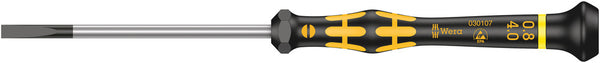 Wera 05030107001 1578 A ESD Kraftform Micro screwdriver for slotted screws, 0.80 x 4 x 80 mm