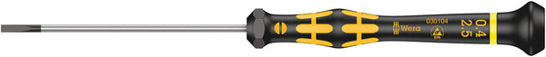 Wera 05030104001 1578 A ESD Kraftform Micro screwdriver for slotted screws, 0.40 x 2.5 x 80 mm