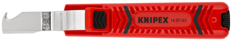 KNIPEX 16 20 165 SB CABLE KNIFE WITH HOOK BLADE