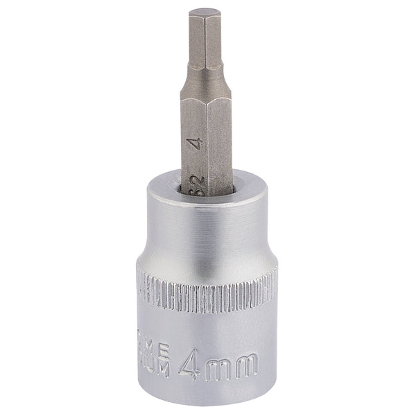 Draper 16282 Socket with Hexagonal Bit, 3/8" Sq. Dr., 4mm