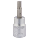 Draper 16283 Socket with Hexagonal Bit, 3/8" Sq. Dr., 5mm