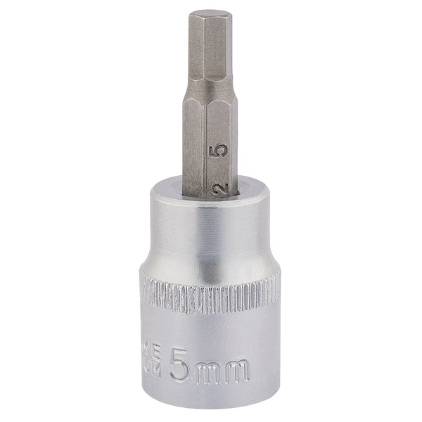 Draper 16283 Socket with Hexagonal Bit, 3/8" Sq. Dr., 5mm
