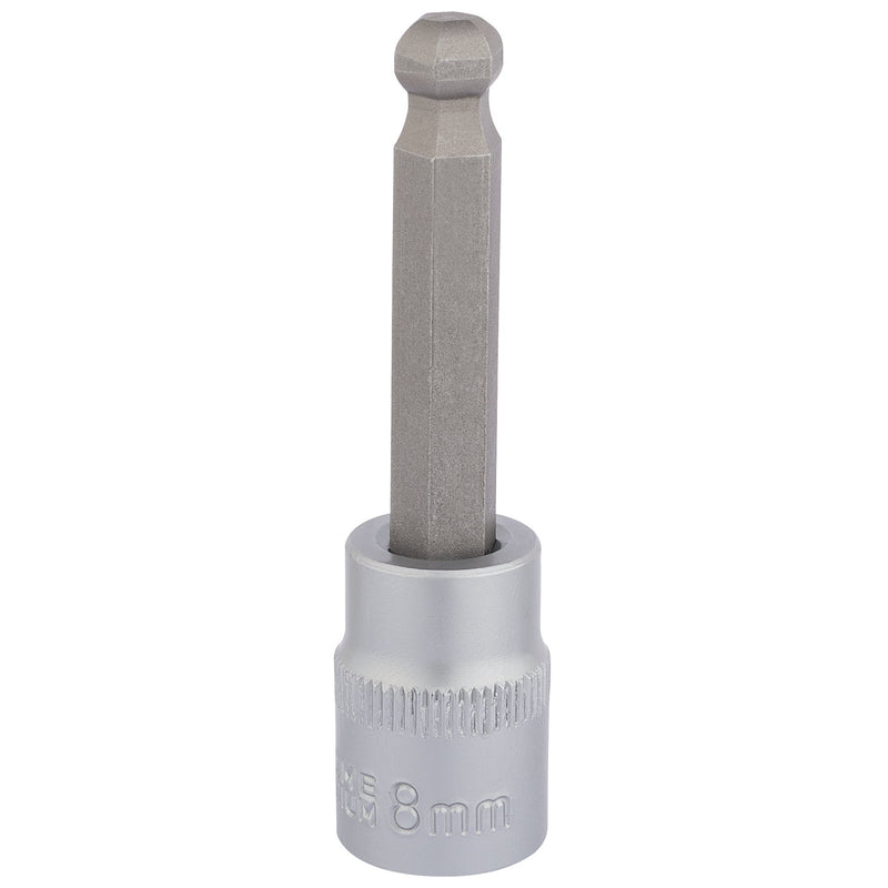 Draper 16291 Ball End Hexagonal Socket Bits, 3/8" Sq. Dr., 8mm