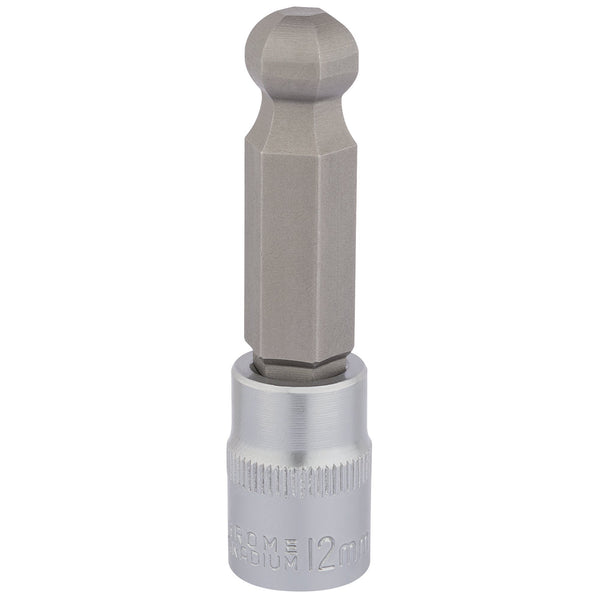 Draper 16295 Ball End Hexagonal Socket Bits, 3/8" Sq. Dr., 12mm