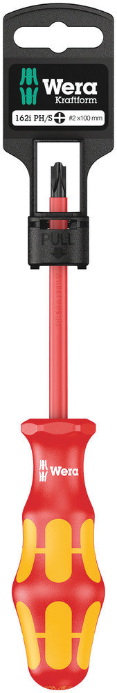 Wera 05100020001 162 i PH/S SB VDE Insulated screwdriver for PlusMinus screws (Phillips/slotted), # 2 x 100 mm