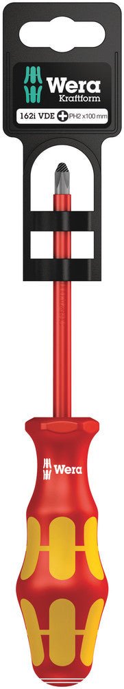 Wera 05100012001 162 i PH SB VDE Insulated screwdriver for Phillips screws, PH 2 x 100 mm