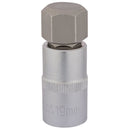 Draper 16305 Hexagonal Socket Bits, 1/2" Sq. Dr., 19mm
