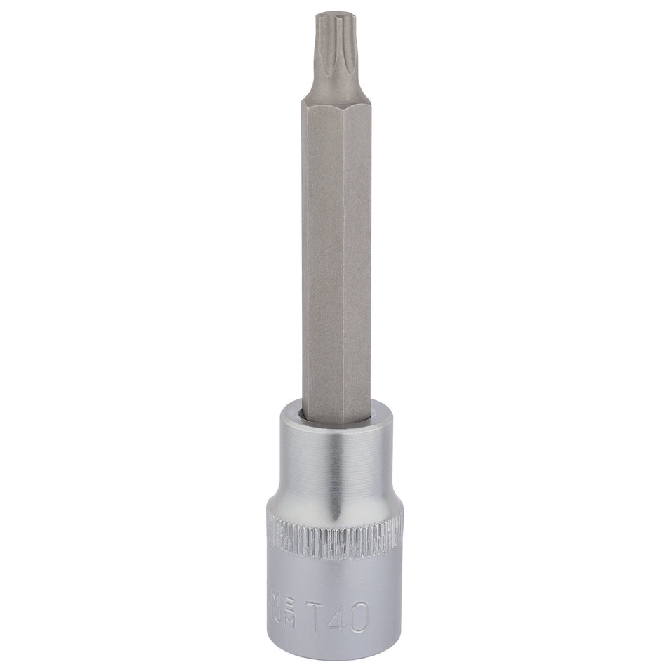 Draper 16313 Draper TX-STAR® Socket Bit, 1/2" Sq. Dr., T40 x 100mm