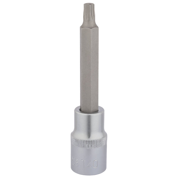 Draper 16313 Draper TX-STAR&#174; Socket Bit, 1/2" Sq. Dr., T40 x 100mm