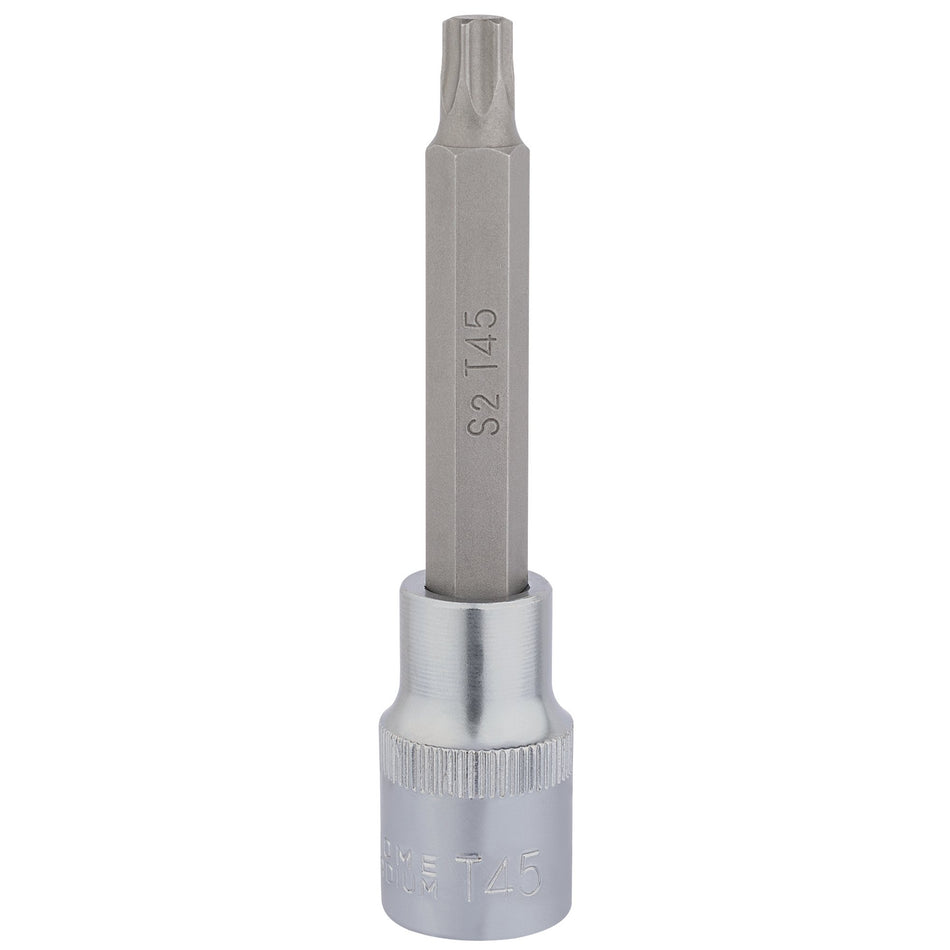 Draper 16316 Draper TX-STAR® Socket Bit, 1/2" Sq. Dr., T45 x 100mm