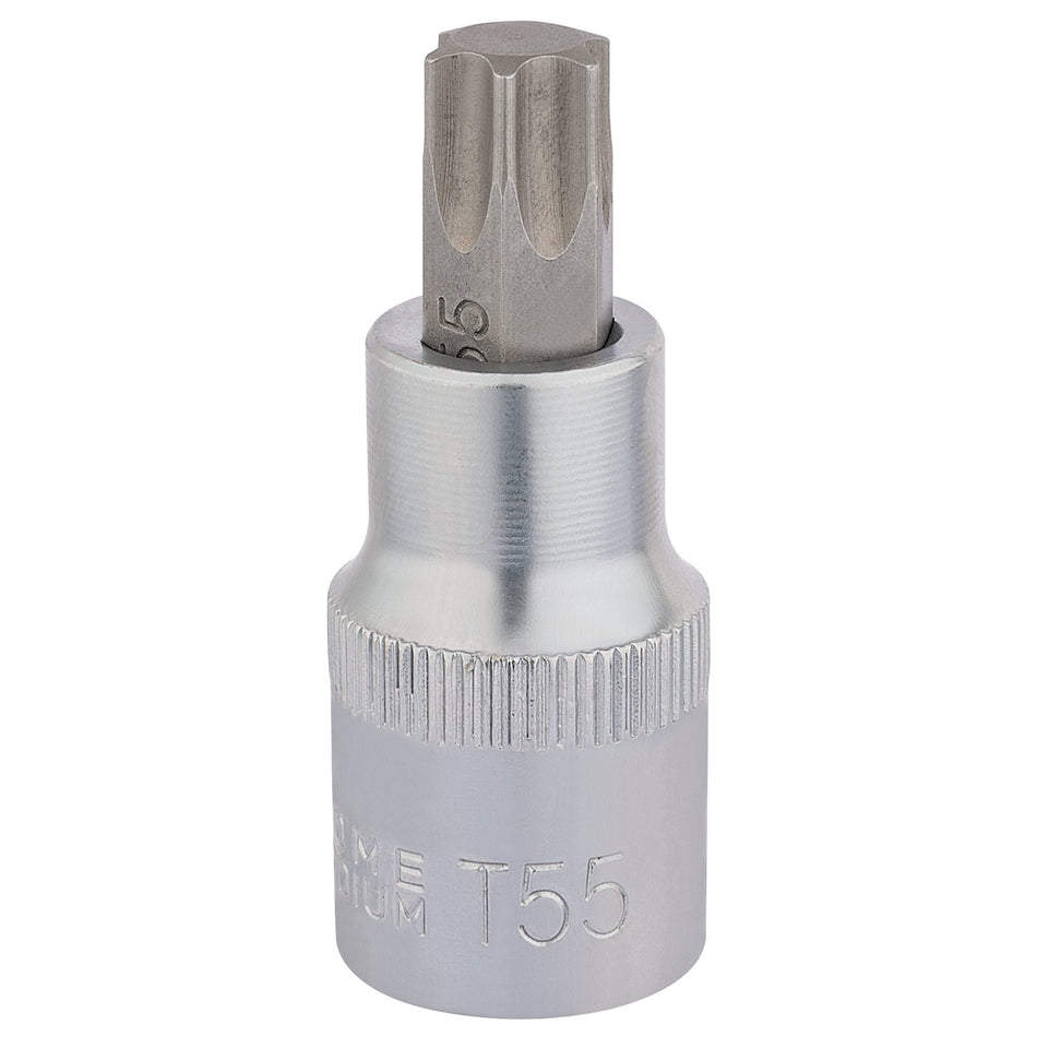 Draper 16319 Draper TX-STAR® Socket Bit, 1/2" Sq. Dr., T55 x 55mm