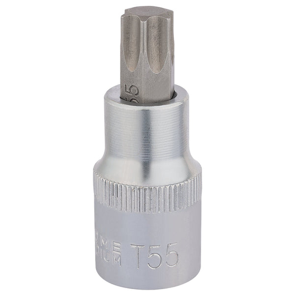 Draper 16319 Draper TX-STAR&#174; Socket Bit, 1/2" Sq. Dr., T55 x 55mm