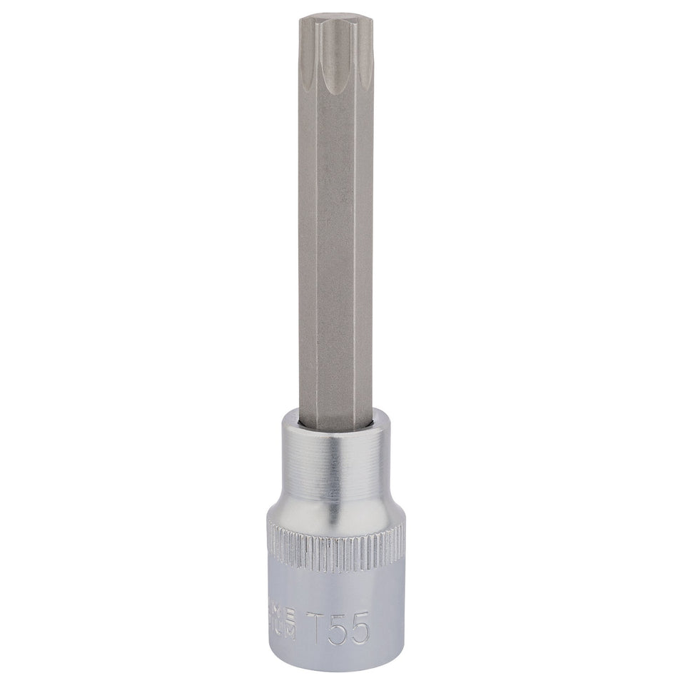 Draper 16320 Draper TX-STAR® Socket Bit, 1/2" Sq. Dr., T55 x 100mm
