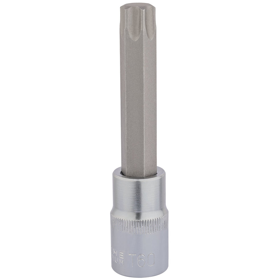 Draper 16324 Draper TX-STAR® Socket Bit, 1/2" Sq. Dr., T60 x 100mm