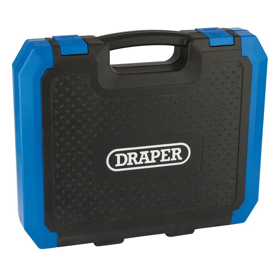 Draper 16361 Combined MM/AF Socket Set, 3/8" Sq. Dr. (39 Piece)