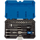Draper 16445 Draper Expert Combined MM/AF Socket Set, 1/4" Sq. Dr. (40 Piece)