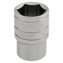 Draper 16515 Socket, 1/4" Sq. Dr., 12mm