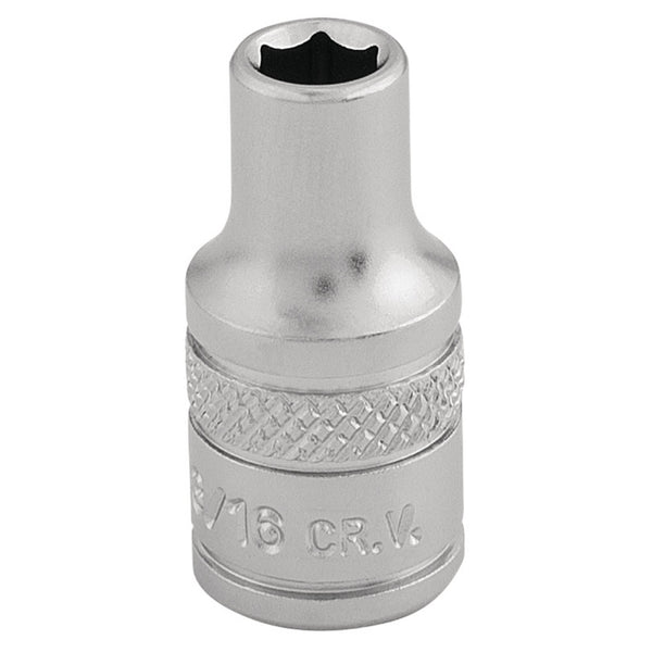 Draper 16517 Imperial Socket, 1/4" Sq. Dr., 3/16"