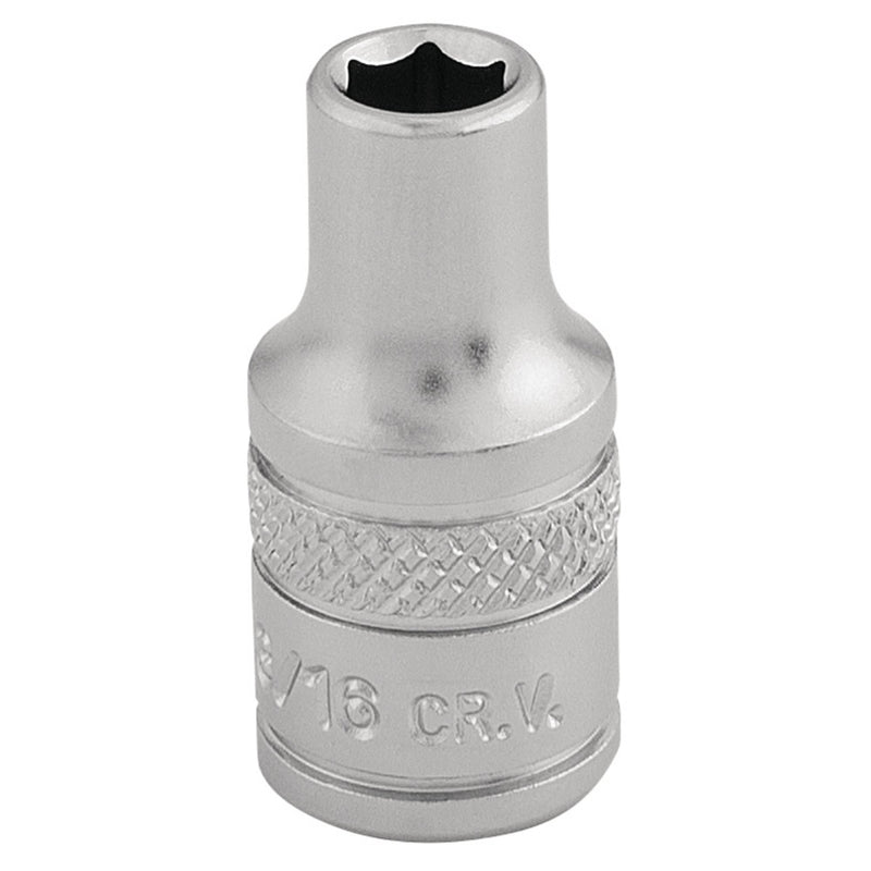 Draper 16517 Imperial Socket, 1/4" Sq. Dr., 3/16"