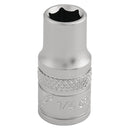 Draper 16519 Imperial Socket, 1/4" Sq. Dr., 1/4"