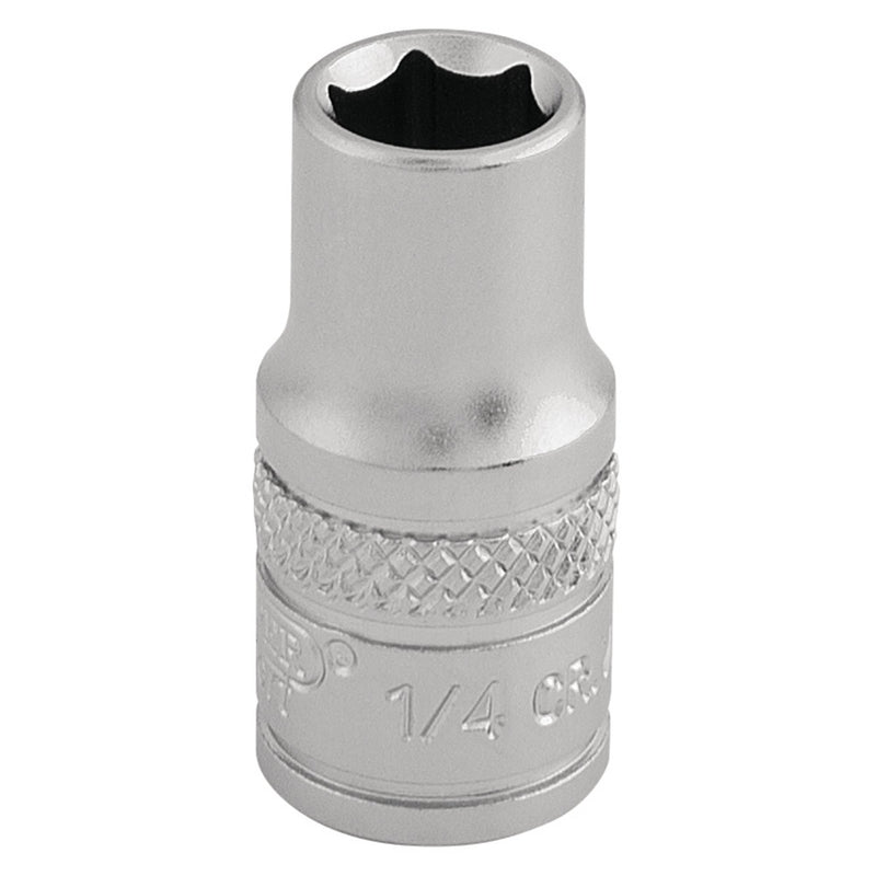 Draper 16519 Imperial Socket, 1/4" Sq. Dr., 1/4"