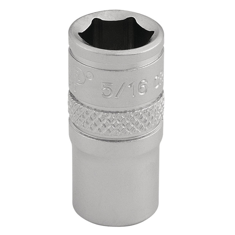 Draper 16522 Imperial Socket, 1/4" Sq. Dr., 5/16"