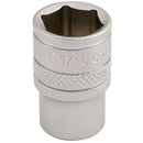 Draper 16525 Imperial Socket, 1/4" Sq. Dr., 7/16"