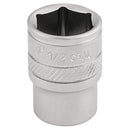 Draper 16526 Imperial Socket, 1/4" Sq. Dr., 1/2"