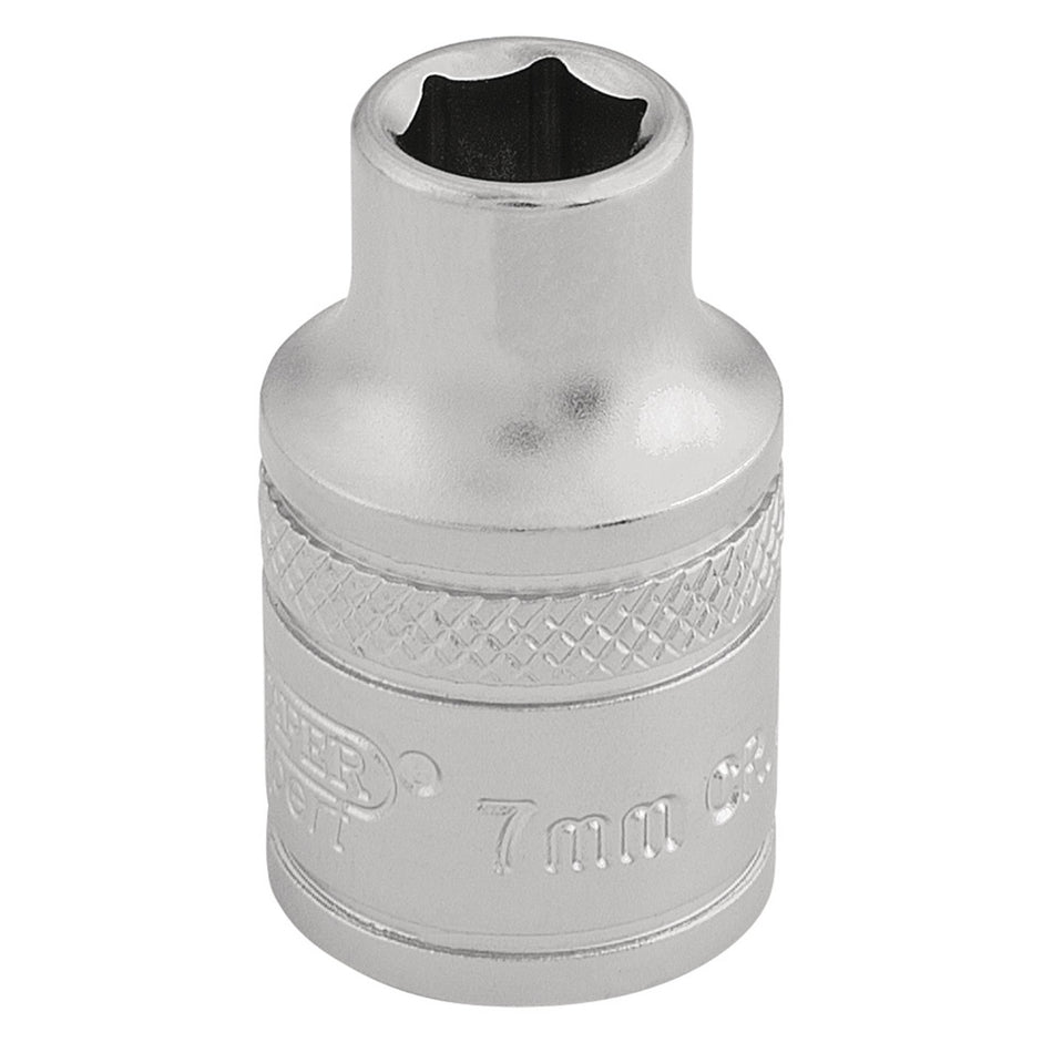 Draper 16532 6 Point Metric Socket, 3/8" Sq. Dr., 7mm