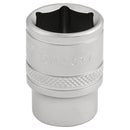 Draper 16541 6 Point Metric Socket, 3/8" Sq. Dr., 15mm