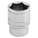 Draper 16542 6 Point Metric Socket, 3/8" Sq. Dr., 16mm