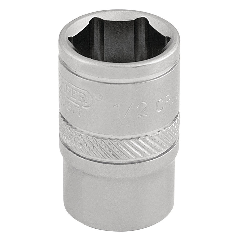 Draper 16552 6 Point Imperial Socket, 3/8" Sq. Dr., 1/2"