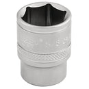 Draper 16572 6 Point Imperial Socket, 3/8" Sq. Dr., 5/8"