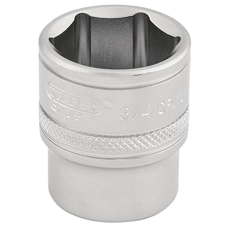 Draper 16574 6 Point Imperial Socket, 3/8" Sq. Dr., 3/4"