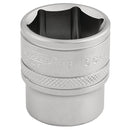 Draper 16575 6 Point Imperial Socket, 3/8" Sq. Dr., 13/16"